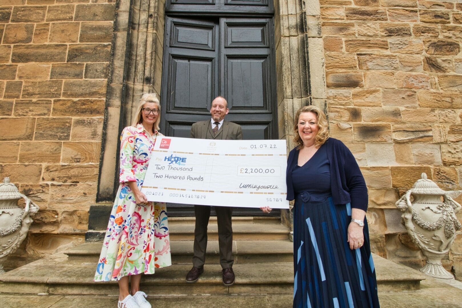 LUMLEY CASTLE GUESTS SUPPORT NORTH EAST CHARITY…